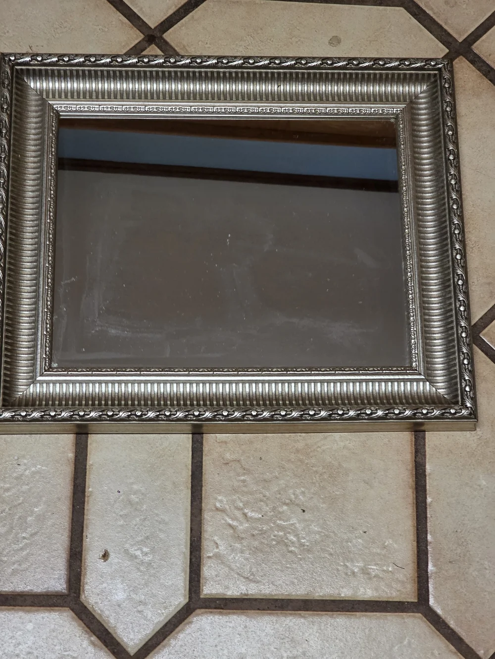 Nordstrom at Home Silver Ornate Rectangular Wall Mirror